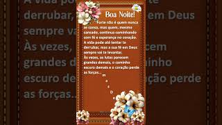 Linda Mensagem Boa Noite — Deus Nunca Abandona Você  #lindamensagem #boanoite  #mensagem #fe