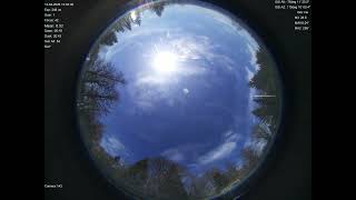 2026-04-12 All sky camera capture from Poiana Rusca Mountains, Romania