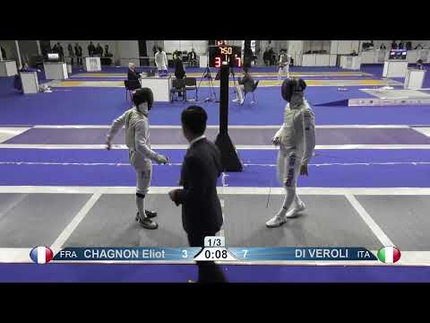 2023 Day04 T08 01 M F Individual Junior Plovdiv BUL CHM BLUE DI VEROLI ITA vs CHAGNON FRA