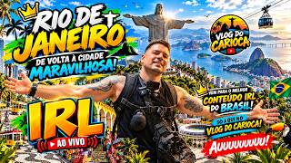 ✅ RJ AO VIVO IRL: 👑🇧🇷DE VOLTA À CIDADE MARAVILHOSA! 🌴 O RIO É NOSSO! AUUUUUU!