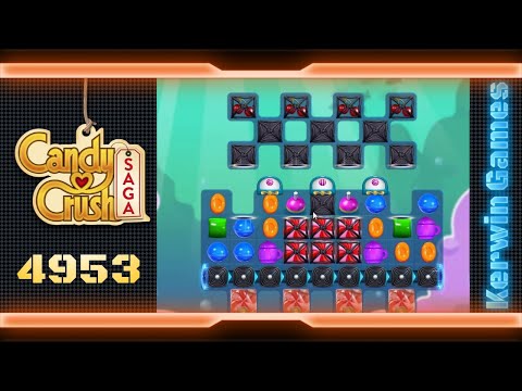 Candy Crush Saga Level 4953 - No Boosters