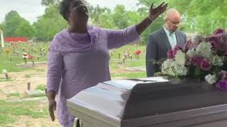 Singing  Move on Up a Little Higher” Mahalia Jackson