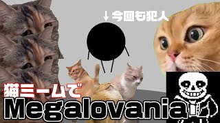 猫ミームでサンズ戦Megalovania#猫ミーム #猫マニ