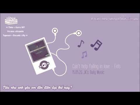 [Vietsub+Kara] 150526 JK's Daily Music on Twitter - Can't help falling in love (Eels)