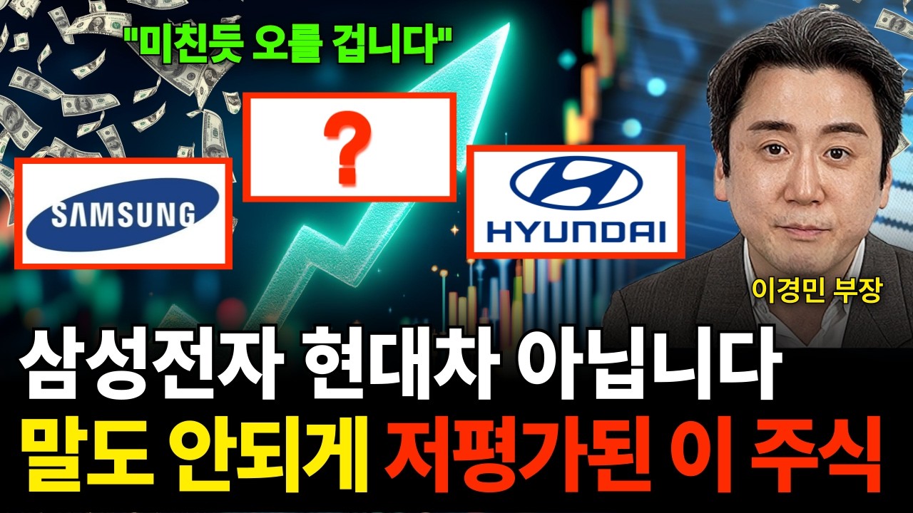 삼성전자 현대차 아닙니다 말도 안되게 저평가된 이 주식 (이경민 부장 / 3부)