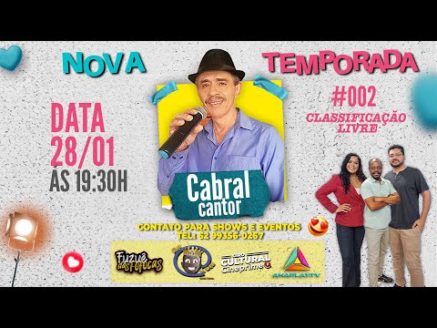 Programa Rei da Web 2025 - Cantor Cabral Show - #002