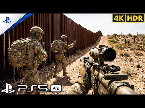 (PS5) Mexican Border Clash with the Cartel | Ultra Realistic Gameplay [4K60FPS] Call of Duty