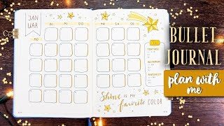 JANUAR plan with me | BULLET JOURNAL 2019 | deutsch