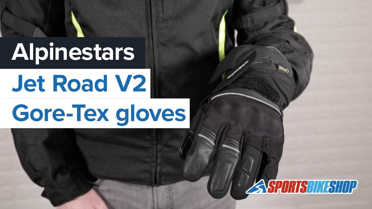 Alpinestars Jet Road V2 Gore-Tex Gloves - Black Video
