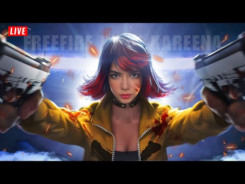 🔴[Live]  Free Fire Game Rank Push with @UnGraduateGamer  @XMania12  ❤️ customs 👧 Girl Gamer