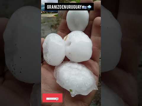 Temporal en uruguay Causa granizo en Paisandú y Durazno,inundaciones en Cerro largo