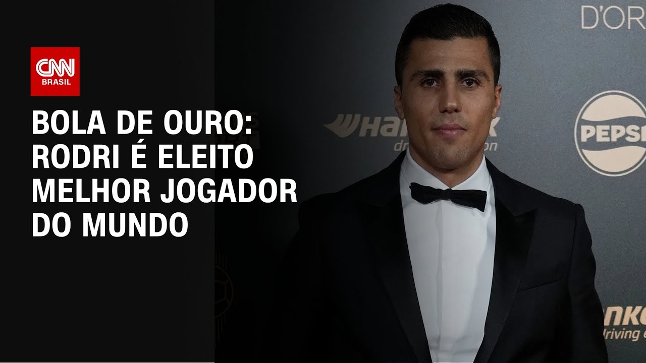 Bola de Ouro: Rodri é eleito melhor jogador do mundo | CNN ARENA