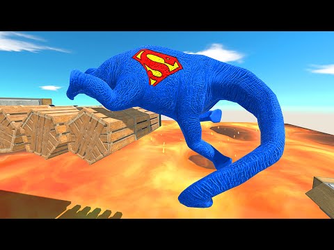 ROTATOR TRAP WHO CAN JUMP OVER? - Animal Revolt Battle Simulator