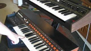 Video thumbnail for 1972 ARP Pro-Soloist vs. 1979 ARP Pro-DGX Analog Synthesizer Monophonic Preset by keyboard resource
