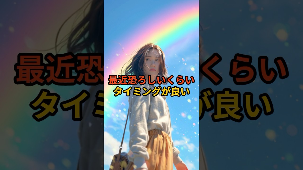 最近恐ろしいくらいタイミングが良い　#スピリチュアル #魂