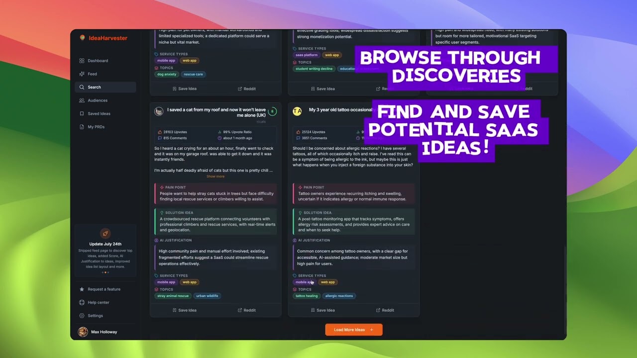 Idea Harvester video preview