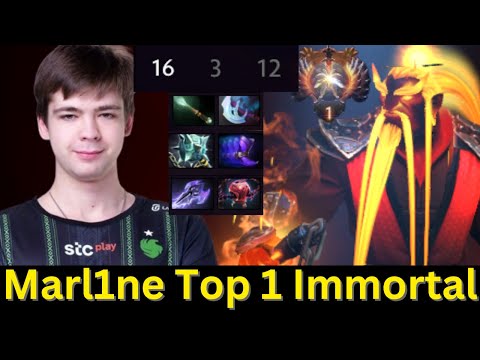 Malr1ne [Ember Spirit] top 1 immortal vs pro players