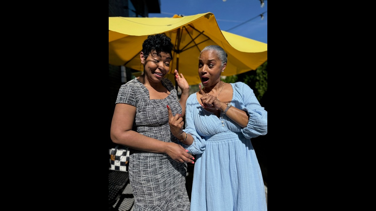 When Natasha tells Rolonda about Charles’s upgrade!