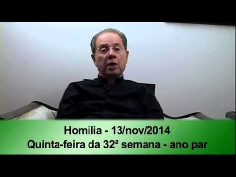 (O Pão Nosso) 13 Novembro 2014 - Homilía   Pe.F.C.Cardoso.