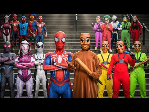 3 SPIDER-MAN Bros Transformed into Tung Tung Tung Sahur