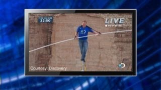 Nik Wallenda Walks Tightrope Over Grand Canyon