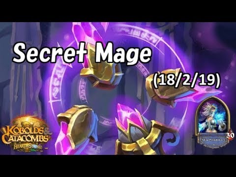 [Hearthstone] Secret Mage No Commentary (2018/2/19)