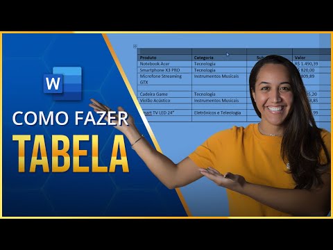 Vídeo: Tabela Word: perguntas e respostas
