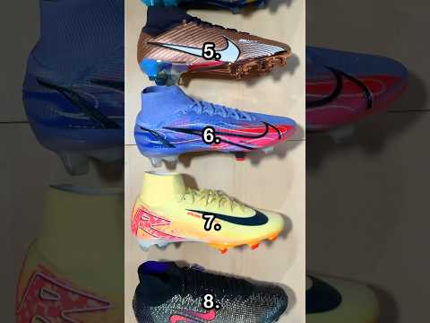 Ranking Every Mbappe Boot! 🔥👀 #footballboots #soccercleats #cleats #mbappe #nikefootball