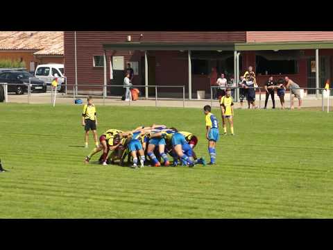 EBVS vs Entente Du Bugey Amberieu le 22/9/2018, Essai Benjamin Tapin