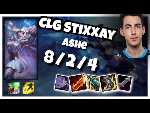 Ashe vs Samira CLG Stixxay BOT (8/2/4) Gameplay Replay - Patch 10.23