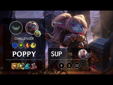 Poppy Support vs Rakan - EUW Challenger Patch 12.5