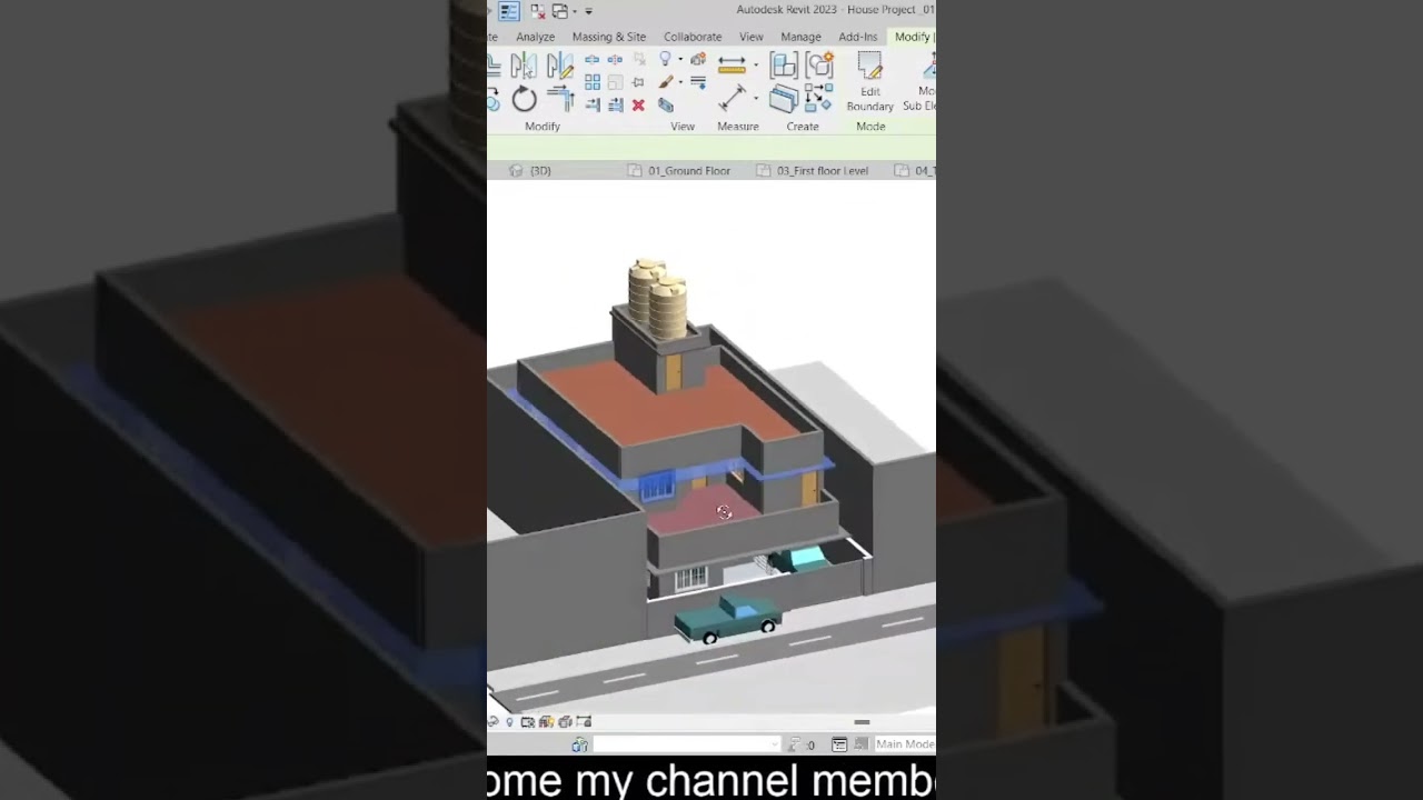 Water Tank Revit family