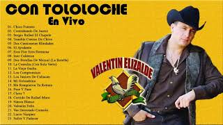 Los 50 Corridos Con Tololoche De Valentin Elizalde ( En Vivo )