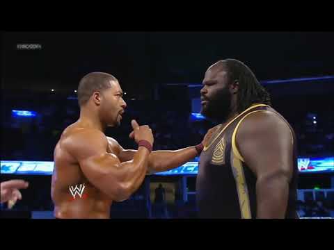 Mark Henry & David Otunga vs R Truth Smackdown April 6 2012