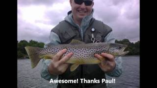 preview picture of video 'Hold My Rod - Awesome Brown Trout - Fly Fishing Lough Carra County Mayo Ireland'