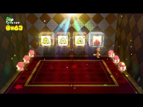 🎰 Super Mario 3D World: 6-Slot Machine (100 % All Bells) [Gameplay Walkthrough] [No Commentary]