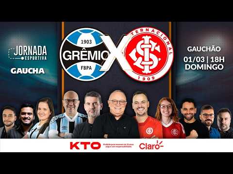 GRÊMIO 3x0 INTER + BATE-BOLA | JOGO DE IDA DA FINAL DO GAUCHÃO | JORNADA DIGITAL | 01/03/26