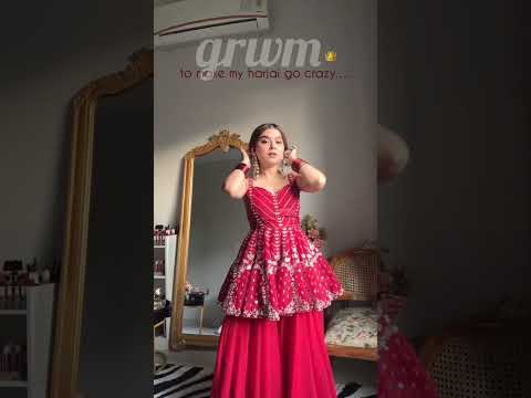 Pink Faux Blooming Sequins & Zari Embroidered Sharara Set