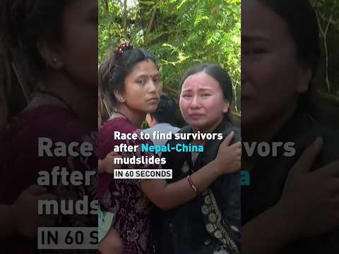 Desperate search for survivors after Nepal-China mudslides