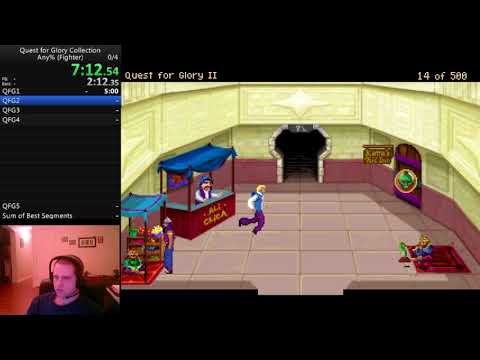 Quest for Glory Collection, Fighter Any% in 1:16:48 by davidtki