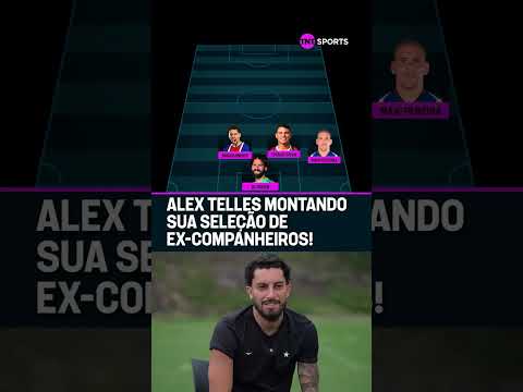 POUCA ESTRELA NESSA SELEÇÃO DO ALEX TELLES! 😮‍💨⚽ #shorts