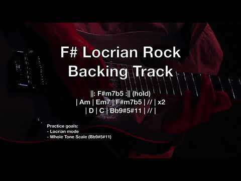 F# Locrian Backing Track