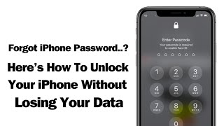 Forgot iPhone Password..? How To Unlock Your iPhone 6/7/8/X/11/12/13/14/15 Without Losing Your Data