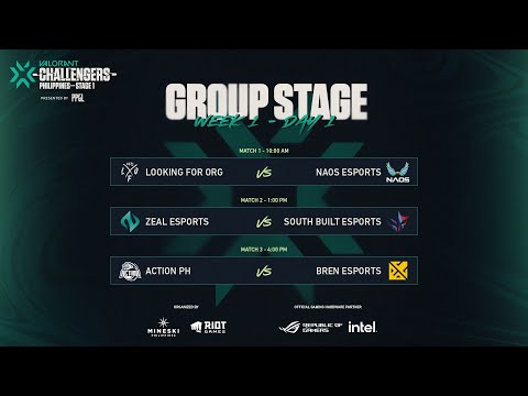 (EN) 2022 VCT Stage 1 - Challengers PH - Groups - Week 1 Day 2