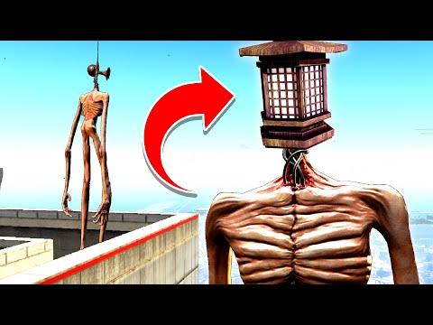 Playing As SIREN HEAD To Fight LIGHT HEAD In GTA! (Who Will Win!?) - GTA 5 Mods Funny Gameplay