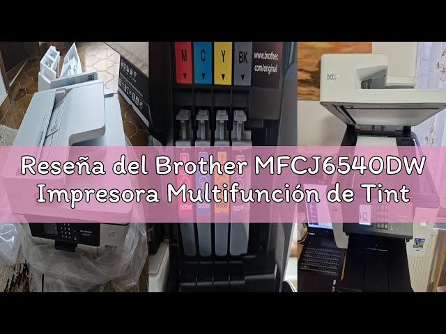 Vídeo relacionado con Brother MFCJ6540DW Impresora Multifunción de Tinta Profesional hasta A3, WiFi e Impresión Automática a Doble Cara hasta A3