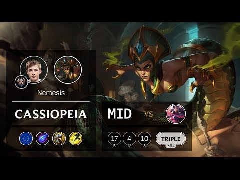 Cassiopeia Mid vs Irelia - EUW Challenger Patch 9.21