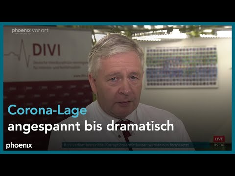 phoenix tagesgespräch mit Prof. Gernot Marx zur aktuellen Corona-Lage am 19.11.21