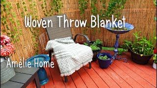 All Season Woven Throw Blanket💥Indoor/Outdoor 👈