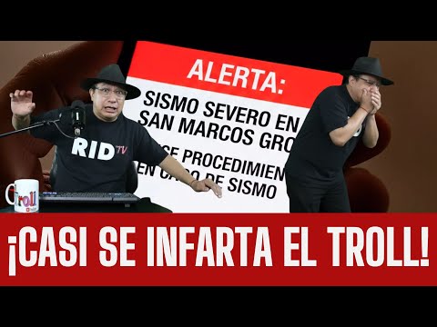 Así HUYE el TROLL con la ALERTA SÍSMICA!!!